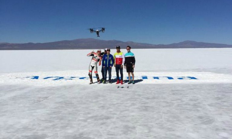 MotoGP en las Salinas Grandes